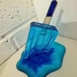 Plain resin lollies (Blue)