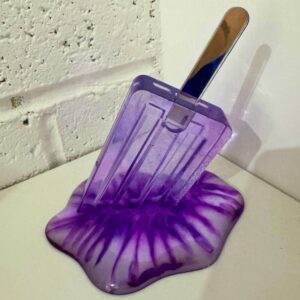 Plain resin lollies (Purple)